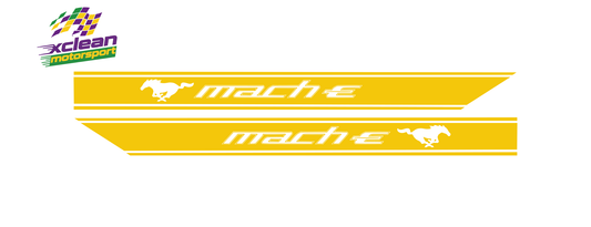 Stickerset Türen Ford Mustang Mach E Gelb