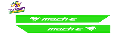 Stickerset Türen Ford Mustang Mach E Grün