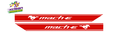 Stickerset Türen Ford Mustang Mach E Rot