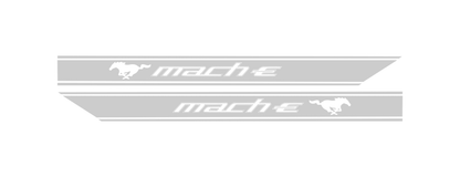 Stickerset Türen Ford Mustang Mach E Silber