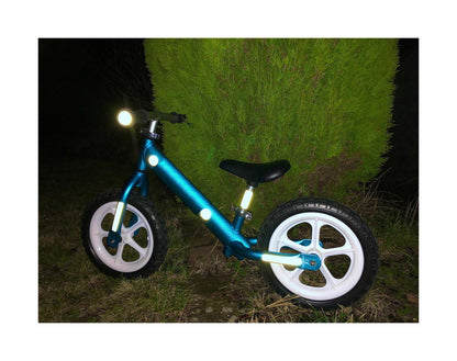 Stickerset Leuchtsticker allgemein hochreflektierend und nachleuchtend 66 Stück Orange