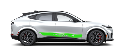 Stickerset Türen Ford Mustang Mach E Grün