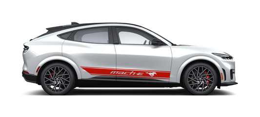 Stickerset Türen Ford Mustang Mach E Rot