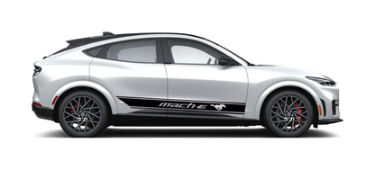 Stickerset Türen Ford Mustang Mach E Schwarz