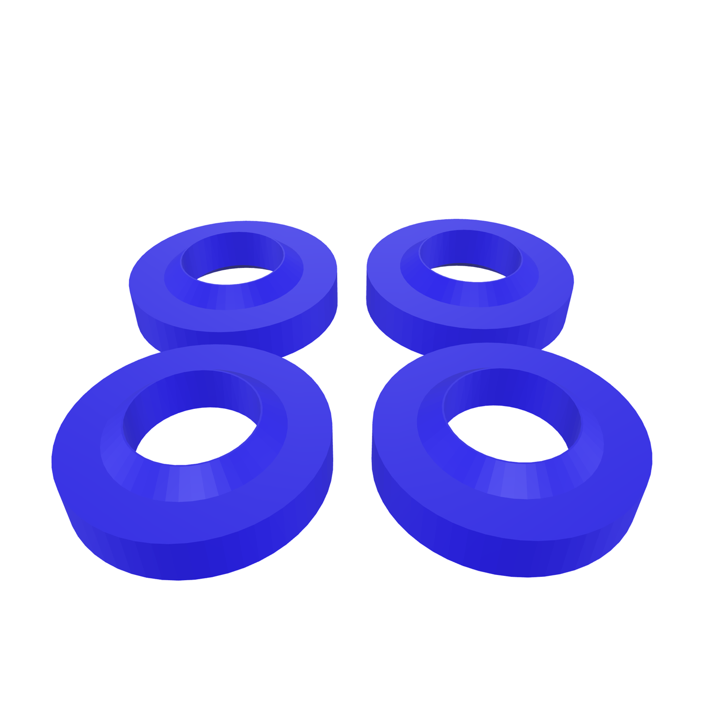 Federdistanzstücke Set 25 MM Jeep Cherokee XJ 1984-2001