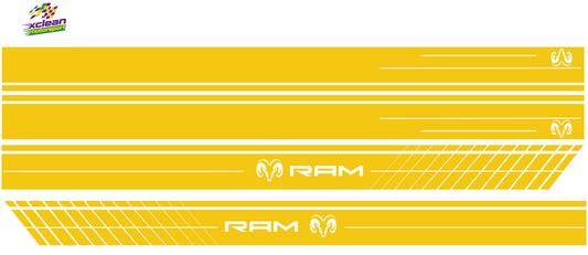 Stickerset komplett Dodge Ram Gelb