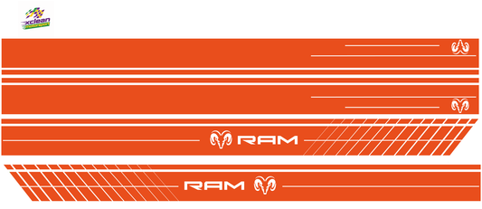 Stickerset komplett Dodge Ram Orange
