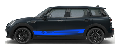 Stickerset Türen für Mini Clubman Blau