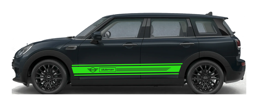 Stickerset Türen für Mini Clubman Grün