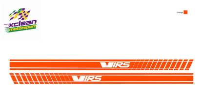 Stickerset Seitenschweller für Skoda VRS Orange