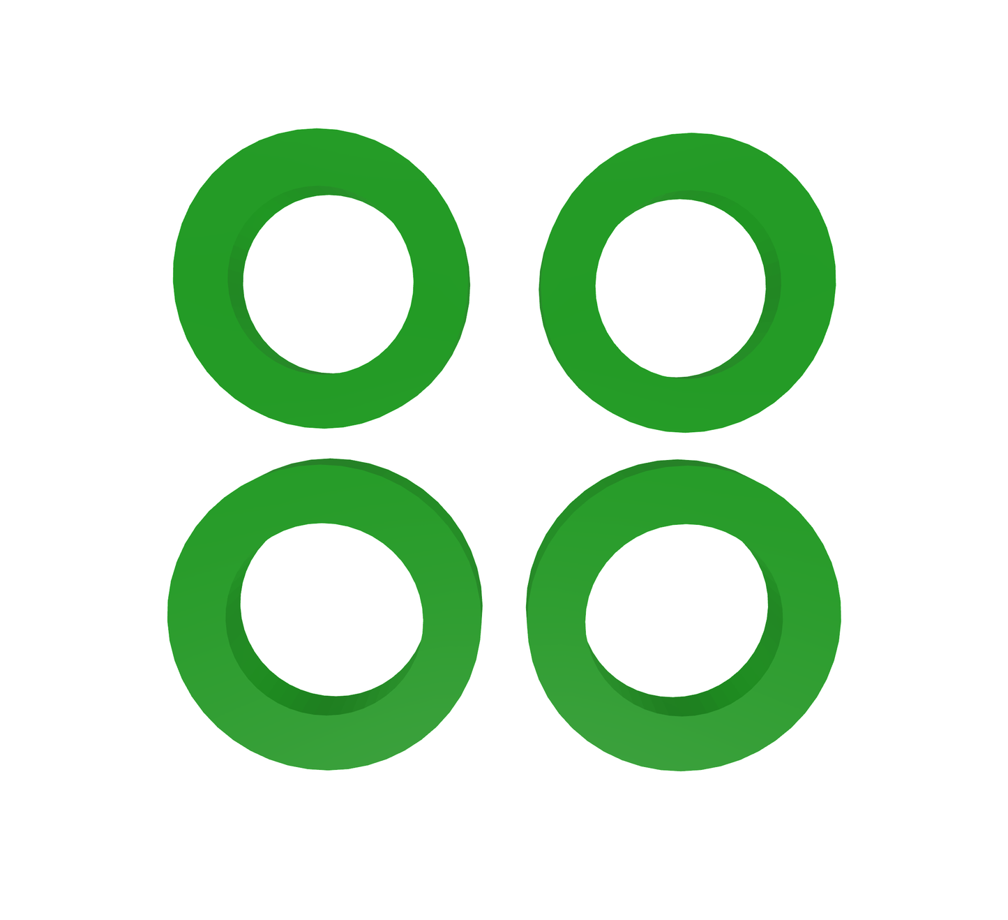 Federdistanzstücke 15 MM Set Suzuki Grand Vitara 1998-2018