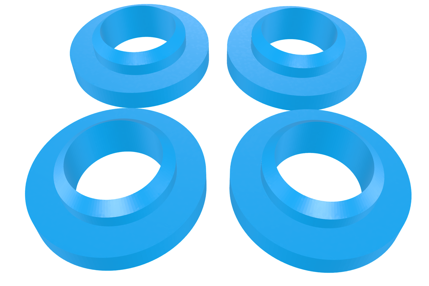 Federdistanzstücke Set 15 MM Suzuki Jimny FJ 1998-2018