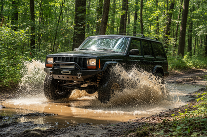 Jeep Cherokee XJ Wasserdurchfahrt