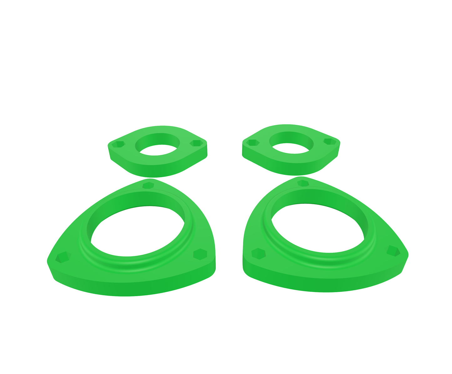 Federdistanzstücke Set 20 MM Subaru Legacy BL Kombi 2003-2009