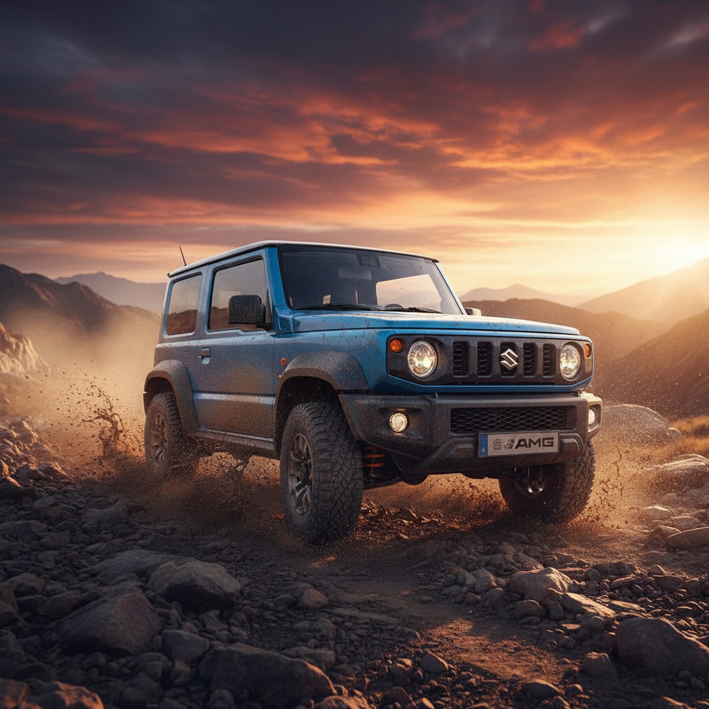 Suzuki Jimny JB74 Blue Off-Road
